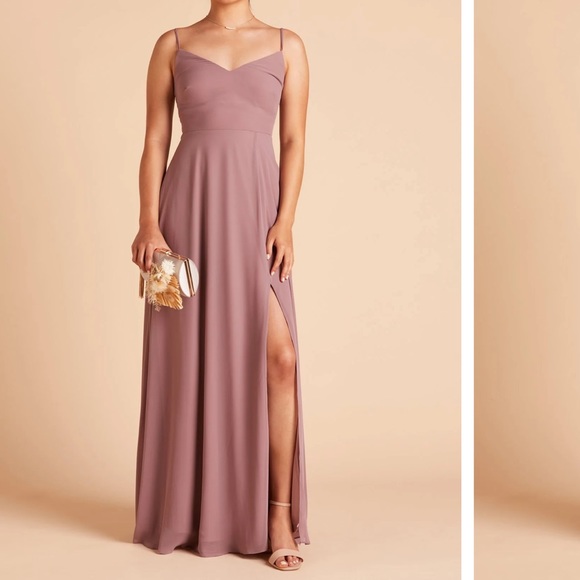 NWT Birdy Grey Devin Convertible Dress In Dark Mauve Size X Small - Picture 8 of 10